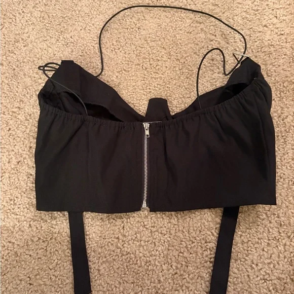 PrettyLittleThing Black Corset Top - Picture 3 of 4